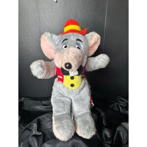 Vintage Chuck E Cheese Mouse Pizza Time Theatre 1980s plush